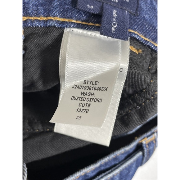 Veronica Beard Taylor Relaxed Wide Leg Jeans Womens Size 28 Belted High Rise - Picture 9 of 13